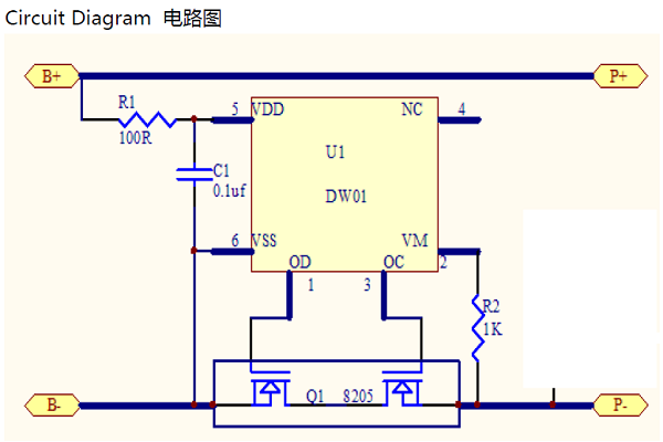 鋰電池保護電路板