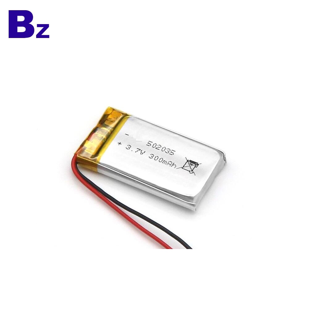 300mAh 3.7V Li-ion Battery