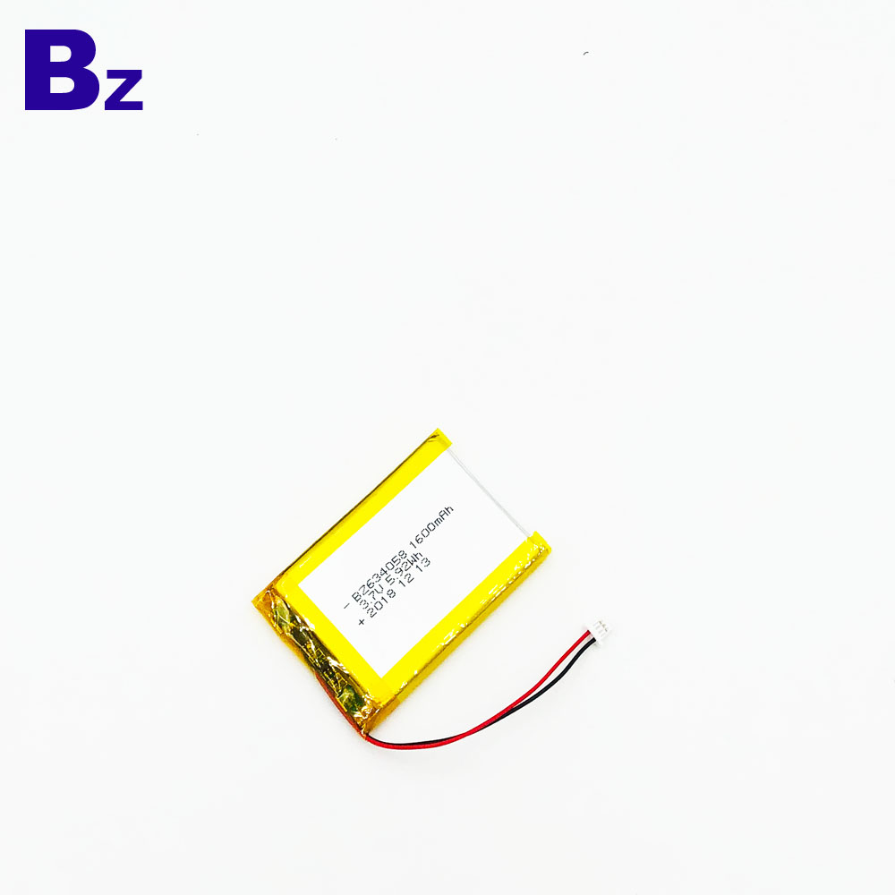 634058 1600mAh 3.7V Lipo Battery