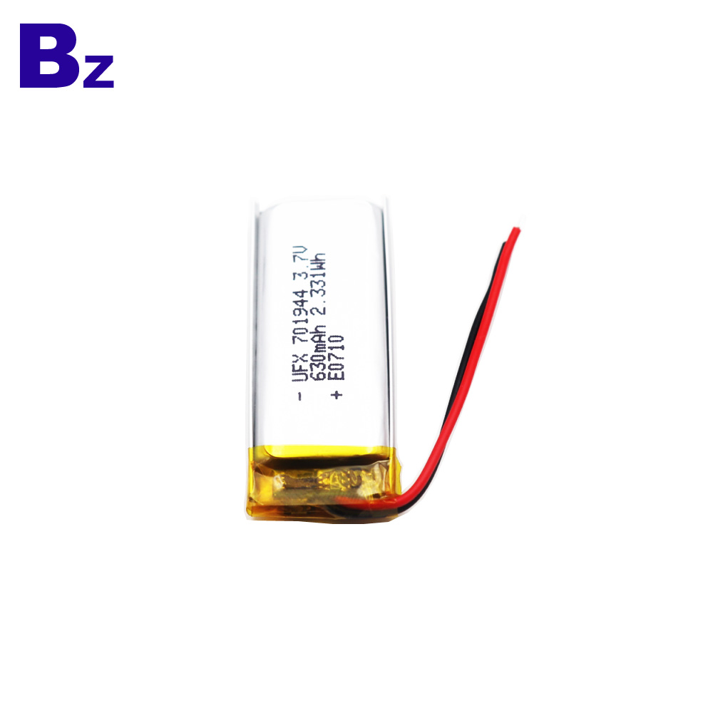 630mAh Li-Polymer Battery 