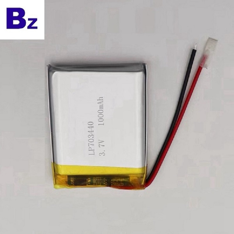 703440 1000mAh 3.7V Lipo Battery