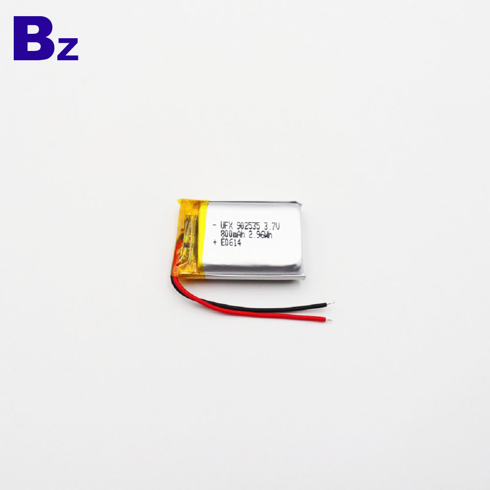 902535 800mAh 3.7V Li Polymer Battery 